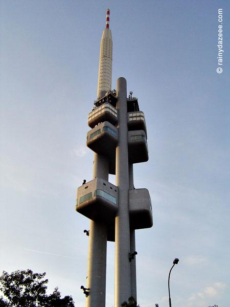 photo of crawling babies at the Prague Television Tower by David Cerny