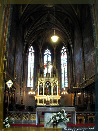The main altar of the Basilica of Saints Peter and Paul, Vysehrad Castle, Prague