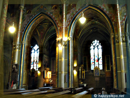 Interior of the Basilica of Saints Peter and Paul, Vysehrad Castle, Prague