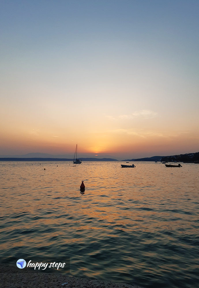 Crikvenica, Croatia beautiful sunset